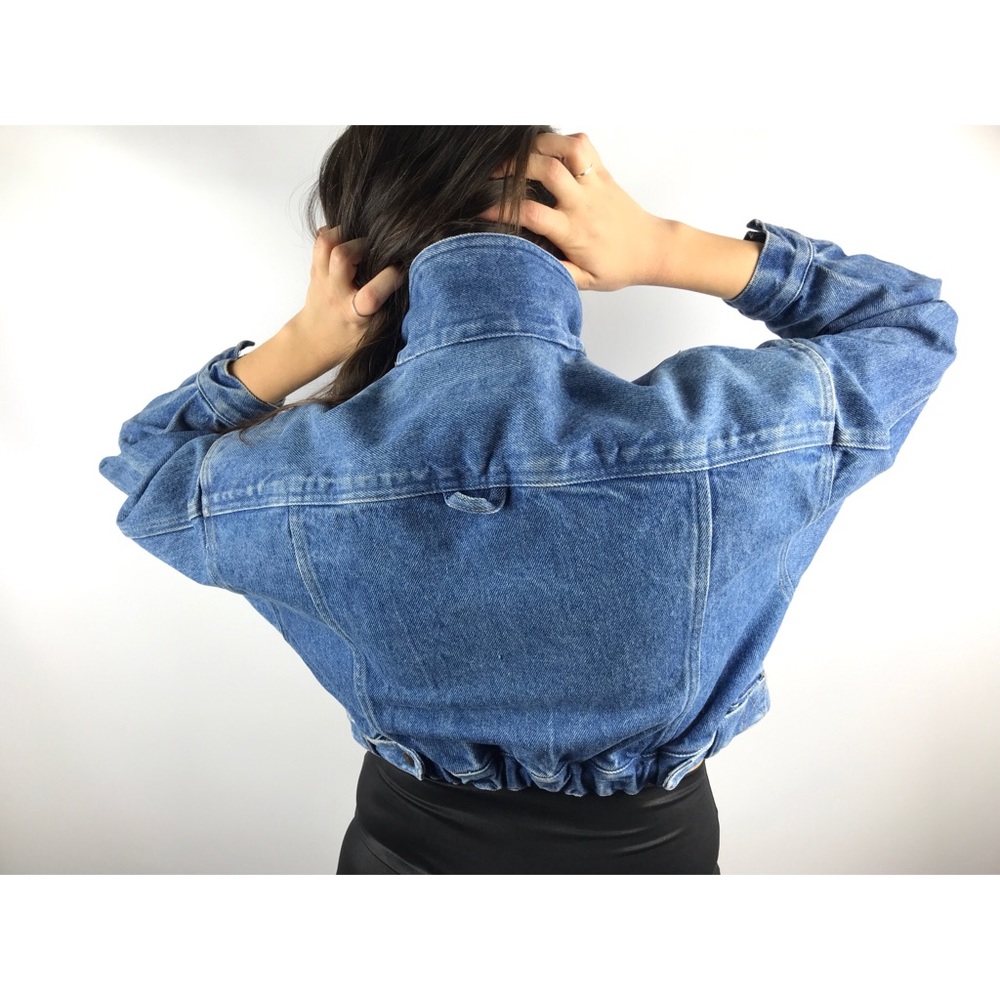 *SOLD***CALVIN KLEIN SPORT cropped denim jacket - Picture 3 of 8